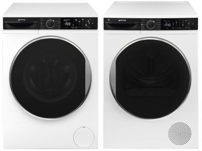 Smeg стирка WM3T84RU4 + сушка DT393RU4 + соед.эл KITSPDT