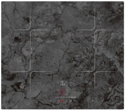 Фото товара: LEX EVI 640 F DS индукционная поверхность