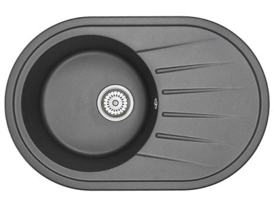 GRANULA 7601 мойка, гранит, черный GRANULA 7601 мойка, гранит, черный