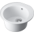 Omoikiri Miya 50R WH, мойка, гранит, белый Детальное фото товара: Omoikiri Miya 50R WH, мойка, гранит, белый