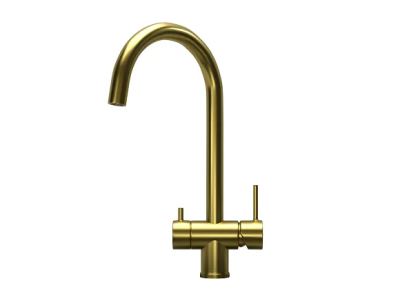 Детальное фото товара: GRANULA 7104 смеситель, нержавеющая сталь, золото сатин