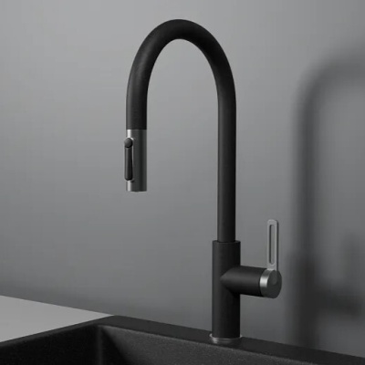 GRANULA 8168 смеситель, гранит, черный