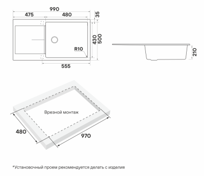 Схема встраивания