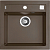 Фото товара: ALVEUS FORMIC 20 GRANITAL+ CHOCOLATE-G03M, мойка, гранит, шоколад (в комплекте с сифоном 1127749)