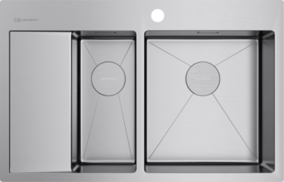 Omoikiri Akisame 78-2-IN-R, мойка, нержавеющая сталь, чаша справа