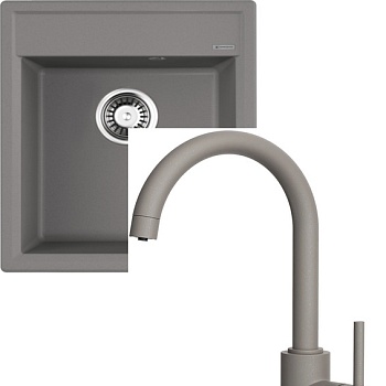 Фото товара: Omoikiri Daisen 42-GR + Shinagawa 2 Plus-GR leningrad grey