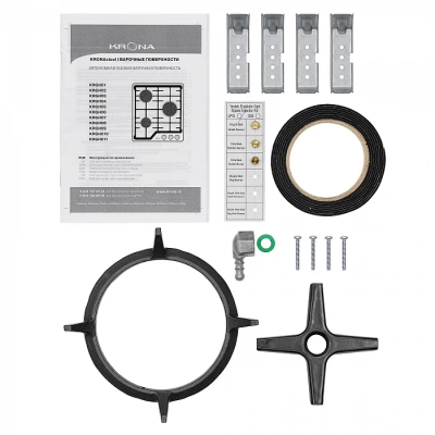 Детальное фото товара: Krona CORNIOLA 45 BL газовая поверхность