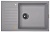 Фото товара: Ecoshtein RECHTECK 780.500, мойка, гранит, серый шелк