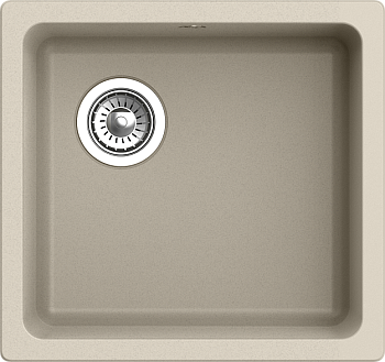Фото товара: Rivelato BERKANA BK-45 beige scuro, мойка, гранит, темно-бежевый