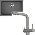 Omoikiri Kata 54-U-GR + Nagano-P-GR leningrad grey