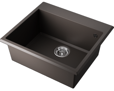 Omoikiri Tedori 57-ES, мойка, гранит, espresso Детальное фото товара: Omoikiri Tedori 57-ES, мойка, гранит, espresso