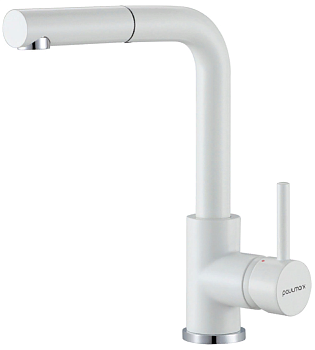 Фото товара: Paulmark KASSEL, смеситель, белый полностью