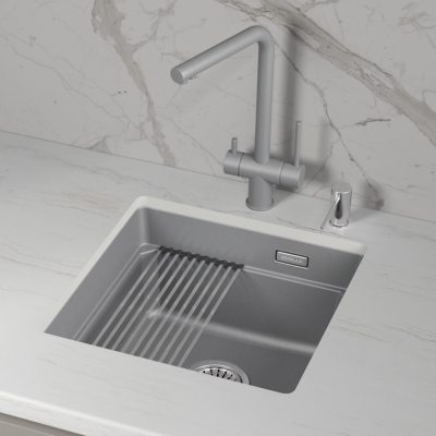 Детальное фото товара: GRANULA 4501iU мойка, гранит, алюминиум