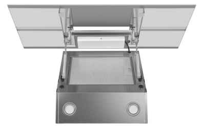 Детальное фото товара: Maunfeld MERSEY 90 WHITE Glass WHITE (INOX)