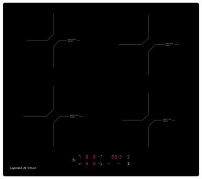 Детальное фото товара: Zigmund & Shtain CI 33.6 B индукционная поверхность