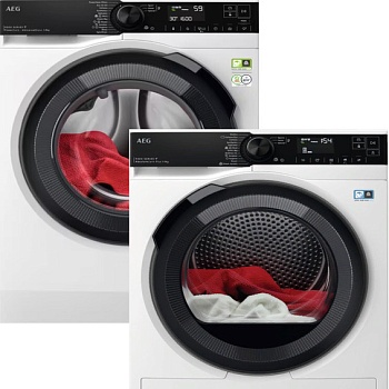 Фото товара: AEG стирка LFR83866OE + сушка TR939M6CE