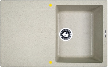 Zigmund & Shtain RECHTECK 775, мойка, речной песок  Фото товара: Zigmund & Shtain RECHTECK 775, мойка, речной песок