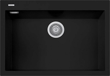 Фото товара: Rivelato ZENO ZN-7650 nero profondo, мойка, керамика, черный