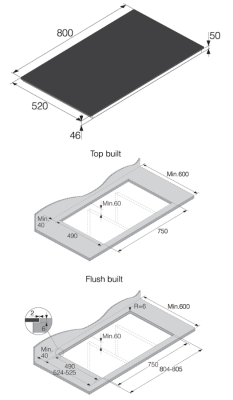 Детальное фото товара: ASKO HI5842FBG1 индукционная поверхность