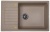 Ecoshtein RECHTECK 780.500, мойка, гранит, песочный Детальное фото товара: Ecoshtein RECHTECK 780.500, мойка, гранит, песочный