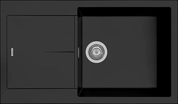 Фото товара: Rivelato LUMO LM-8650 nero, мойка, гранит, черный