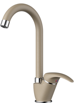 Фото товара: Omoikiri Umi-CA, смеситель, гранит, карамель