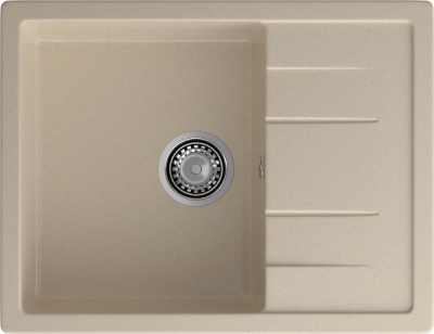 Детальное фото товара: GranFest QUADRO GF-Q-650 L, мойка, мрамор, кашемир