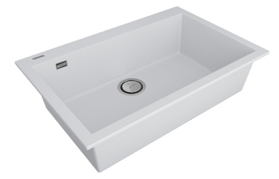 Детальное фото товара: Paulmark DECORATION 76, мойка, гранит, белый