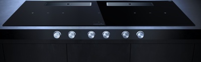 Детальное фото товара: Kuppersbusch KMI 12850.0 SR-E Silver Chrome индукционная поверхность