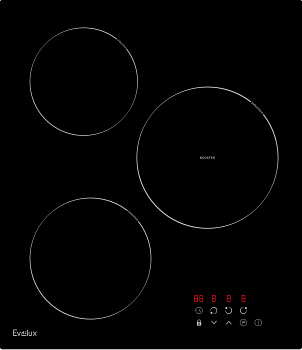 Фото товара: Evelux HEI 431 B индукционная поверхность