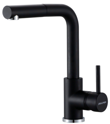 Детальное фото товара: Paulmark KASSEL, смеситель, антрацит полностью