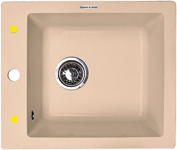 Zigmund & Shtain PLATZ 425, мойка, топленое молоко Фото товара: Zigmund & Shtain PLATZ 425, мойка, топленое молоко