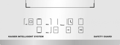 Детальное фото товара: KAISER KCT 3721 FW стеклокерамическая поверхность