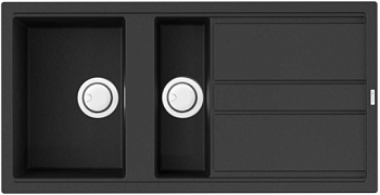 Фото товара: Omoikiri Kitagawa 100-2-GB, мойка, керамика, графит