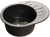 Детальное фото товара: GranFest RONDO GF-R-580 L, мойка, мрамор, черный