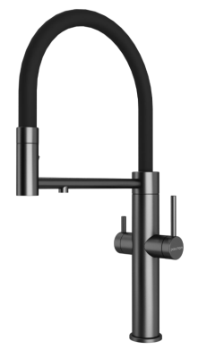 Paulmark NEXUS, смеситель, вороненая сталь