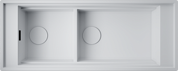 Фото товара: Omoikiri Sintesi Pro 114-2-WH, мойка, керамика, белый