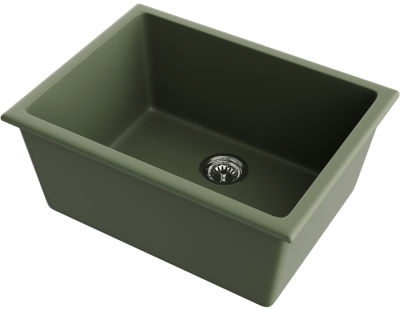 Детальное фото товара: Omoikiri Okinoshima 61-U/I-OL мойка, керамика, olive