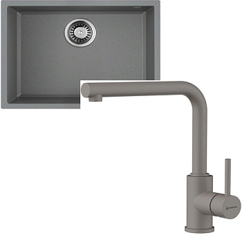 Фото товара: Omoikiri Tedori 54-U-GR + Nakagawa-P-GR leningrad grey