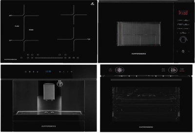 Детальное фото товара: KUPPERSBERG ICS 612 + HT 612 BLACK + HMW 650 BL + KCM 182 BLACK