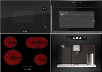 Фото товара: KORTING HK 62550 B + OKB 1331 S GNBX + KMI 825 TGN + KCM 9830 BCG