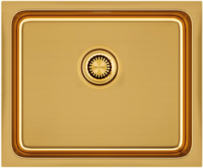 Детальное фото товара: Paulmark VISTA 54, мойка, нержавеющая сталь, брашированное золото