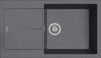Фото товара: Rivelato LUMO LM-8650 titanio, мойка, гранит, серый
