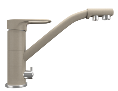 Maunfeld MFQT-10BG, смеситель, гранит, бежевый