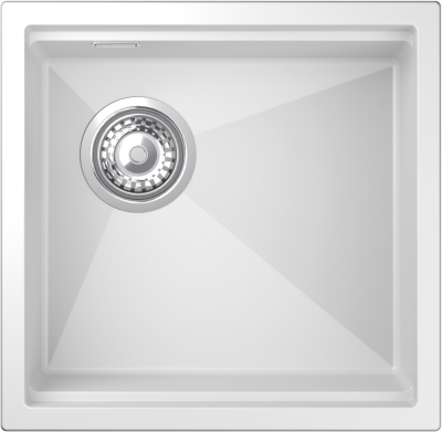 Rivelato LINO LN-454-L, мойка, гранит, белый 101