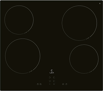 Фото товара: LEX EVH 640A BL стеклокерамическая поверхность