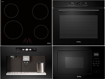 Фото товара: KORTING HI 64013 B + OKB 1680 GN MW + KMI 827 GN + KCM 9830 BCG