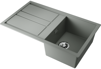 Детальное фото товара: Omoikiri Kitagawa 86-WG, мойка, керамика, ветреный зеленый