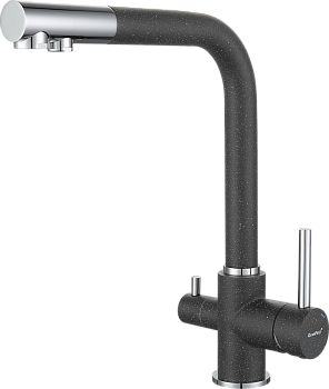 Фото товара: GranFest 3611, смеситель, мрамор, графит