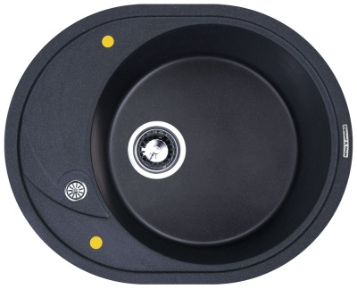 Детальное фото товара: Zigmund & Shtain KREIS OV 575, мойка, темная скала